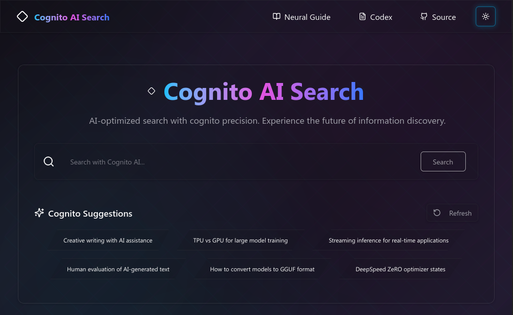 Cognito AI Search 1.1.0 - Where Precision Meets Polish